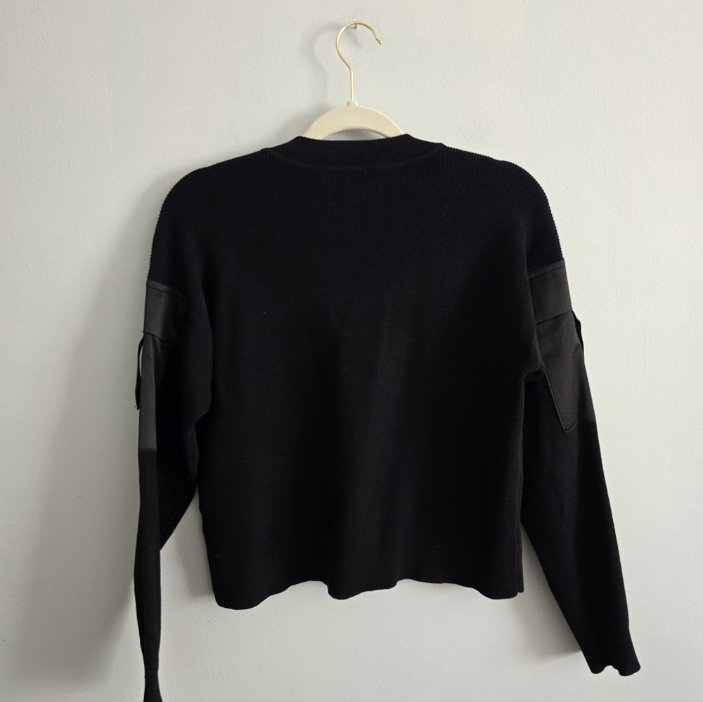 Parker Deep Black Cargo Pocket Sweater Small - Picture 7 of 8